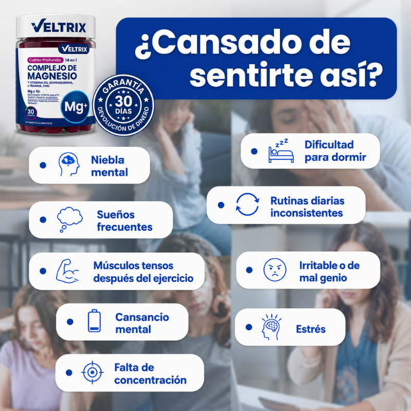 Veltrix™ Gomitas De Magnesio Para Dormir Profundo