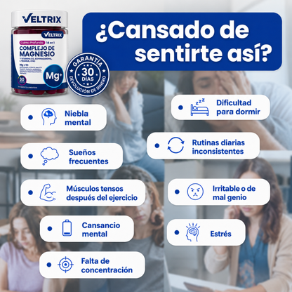 Veltrix™ Gomitas De Magnesio Para Dormir Profundo